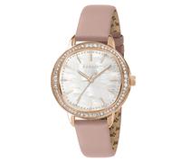 Radley RY21852 Stone Set Pink Leather Strap Watch - W51525