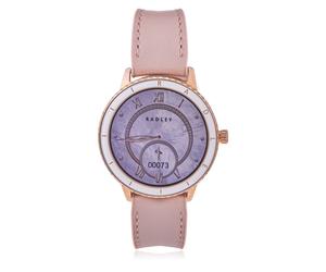 Radley Round Resin Bezel Smart Watch with Leather Strap SAGE