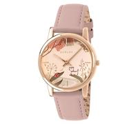 RADLEY Rose Gold Plated 35mm Praire Pink Leather Strap