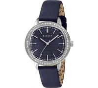 RADLEY Silver 36mm Stone Set Ink Leather Strap