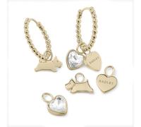 Radley RYJ1544S Gold Tone Hoop Earrings And Charm Set - J81956