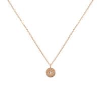 Radley RYJ2384 18ct Rose Plated Silver Diamond Disc Necklace - J81127