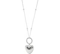 Radley Silver Tone Hanging Heart Pendant Necklace