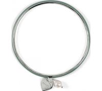 RADLEY Women's Silver Plated Steel Enamel Bangle With Hanging Charms