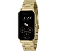 Radley Ladies Series 21 Stainless Steel Lozenge Pale Gold Plated Strap Smart Watch, Multi, Women Print