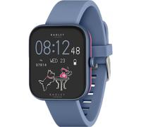 RADLEY Series 32 Smart Watch for Women with Bluetooth Call, Health Fitness Tracker, 1.80”, Heart Rate, Sleep tracking, Blue Silicone Strap, IP68 Waterproof