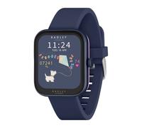 RADLEY Series 32 Smart Watch for Women with Bluetooth Call, Health Fitness Tracker, 1.80”, Heart Rate, Sleep tracking, Navy Silicone Strap, IP68 Waterproof