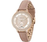 RADLEY Series 33 Amoled HD Smart Watch for Women with 100+ Sports Modes, Heart Rate, Step Counter, IP68, Fitness Tracker, Sleep Monitor and Pink Strap for IOS Android