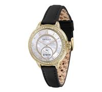 RADLEY Series 33 Amoled HD Smart Watch for Women with 100+ Sports Modes, Heart Rate, Step Counter, IP68, Fitness Tracker, Sleep Monitor and Black Leather Strap for IOS Android