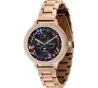 RADLEY Smart Series 33 Amoled HD Smart Watch for Women with 100+ Sports Modes, Heart Rate, Step Counter,IP68, Fitness Tracker, Sleep Monitor and Stainless Steel Rose Gold Plated Strap for IOS Android