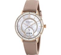 Radley Round Resin Bezel Smart Watch with Leather Strap SAGE