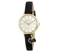 RADLEY Selby Street Gold Plated Case Black Leather Strap Watch RY21904