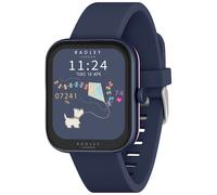 RADLEY Series 32 Smart Watch for Women with Bluetooth Call, Health Fitness Tracker, 1.80”, Heart Rate, Sleep tracking, Navy Silicone Strap, IP68 Waterproof