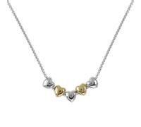 RADLEY Silver and 18ct Gold Plated Heart Charm Necklace