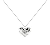 RADLEY Silver Plated Hammered Heart Necklace