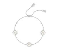 RADLEY Silver Plated Mother Of Pearl Heart Flower Friendship Bracelet