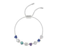 Radley Silver Tone Multi Stone Friendship Style Bracelet