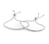 RADLEY Silver Plated Stone Set & Smooth Friendship Bracelet Twin pack