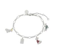 Radley Silver Tone Winter Dog Charm Bracelet 17cm