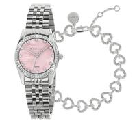 Radley Soft Sports Silver Stone Set Watch and Bracelet Set