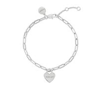 RADLEY Silver Plated Heart Charm Bracelet