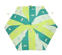 RADLEY Stripey Mini Telescope Umbrella in Ocean Blue Green and Cream