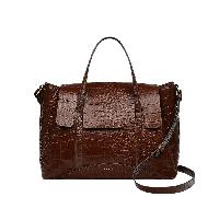 Radley The Chancery Croc-Effect Medium Flapover Grab Bag - MEDIUM, FAUXCROC