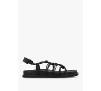 RADLEY The Roxburgh Black Leather Knotted Strap Sandals Size: 40, Colo