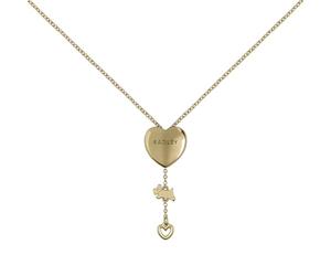 RADLEY Womens 18ct Gold Plated Adjustable Heart Lariat Necklace