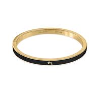 RADLEY Womens 18ct Gold Plated Bangle with Black Enamel