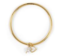 RADLEY Women's 18ct Gold Plated Bangle with Hanging Charms