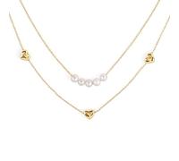 RADLEY Women's 18ct Gold Plated Pearl & Heart Necklace