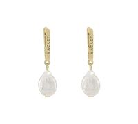 Radley Women's Gold Plated Genuine Freshwater Pearl Drop Hoop Earrings RYJ1380S