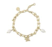 RADLEY Women's Gold Plated Horseshoe Link Chain Pearl Dangle Charm Bracelet RYJ3384S