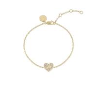 RADLEY Women's Gold Plated Pavé Stones Heart Adjustable Bracelet RYJ3386S