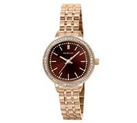 RADLEY Women's Rose Gold Plated Stone Set Case Stainless Steel Bracelet Analogue Watch