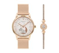 Radley Women's Rose Gold Tone Watch & Bracelet Gift Set