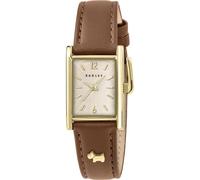 RADLEY Gold Plated Case Cognac Leather Strap Watch RY21898