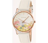RADLEY Women's Spring Meadows Rose Gold Plated Case Salt Leather Strap Analogue Watch