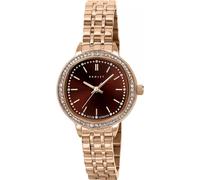 RADLEY Women's Rose Gold Plated Stone Set Case Stainless Steel Bracelet Analogue Watch