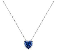 RADLEY Ladies Silver Plated Blue Heart Stone Necklace RYJ2387