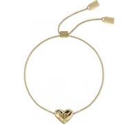 Radley 18ct Yellow Gold Plated Hammered Heart Friendship Bracelet