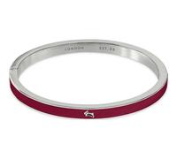 RADLEY Women's Silver Plated Bangle with Ruby Red Enamel