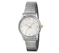 RADLEY Women's Silver Plated Expander Stainless Steel Bracelet Analogue Watch