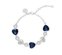 RADLEY Womens Silver Plated Heart Stone Set Bracelet