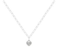 Radley Women's Silver Tone Heart Padlock Charm Necklace