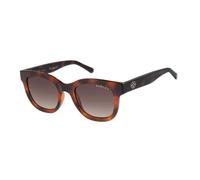 RADLEY Women's Sunglasses RDS-6525-102 Havana/Brown Lens | Tortoiseshell Frame, Gradient Lenses, Bio Acetate, Gold Logo Detail, Square Shape