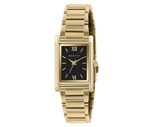 RADLEY Womens Tank Gold Plated Stainless Steel Rectangular Bracelet Watch