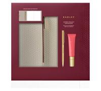 Radley Zipped Pocket Organiser & Notebook with Pen + Wild Mint Lip Balm - Handbag Essential Perfect Christmas for Women, Stationery & Self-Care Set