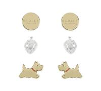 RadleyWomen's Silver and 18ct Gold Plated Triple Pack Studded Earrings RYJ1348S